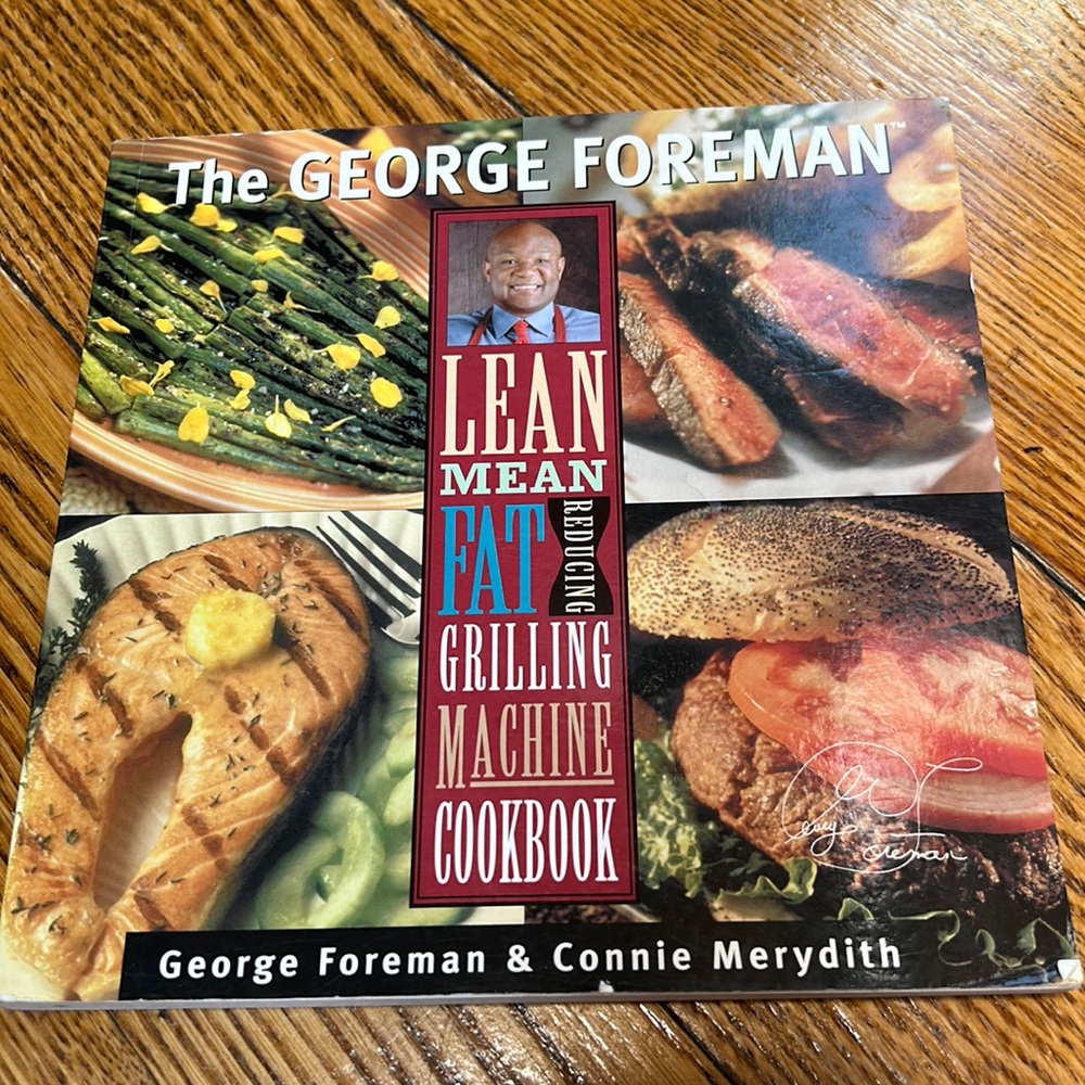 George Foreman cookbook.  Good used condition.
